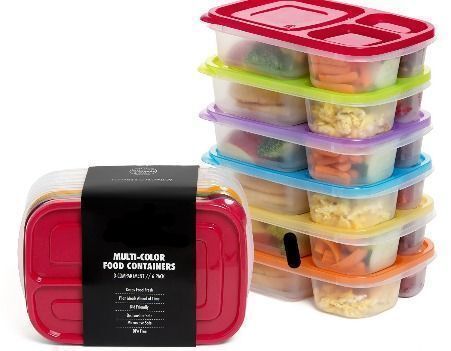 Buy Wholesale China Customized Large Stackable Food Containers With Cutlery  And Divider Lunch Box Bento & Food Containers at USD 3.72