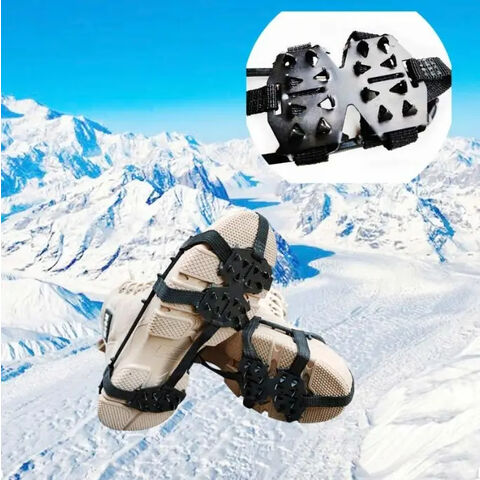 Acheter 1 paire enfants anti-dérapant neige pince à glace chaussure  d'escalade Crampons poignées Crampons couvre-chaussures Crampons chaussures  à Crampons