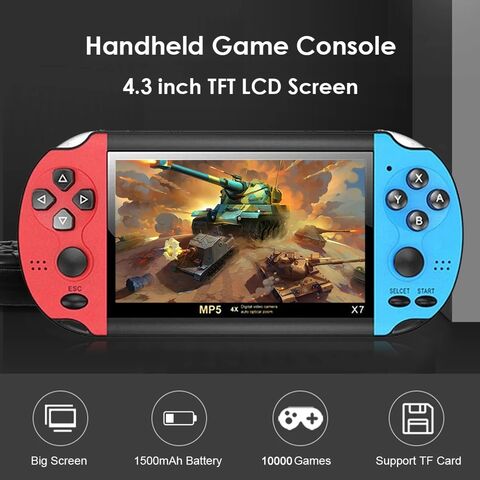 8GB Video Game Console Portable Camera 4.3 Inch Color Screen Handheld Game  Player Dual Joystick Game Consoles 10000+ Games