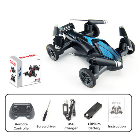 JJRC H103 2 in 1 Drone Darat Udara, Flip 360 dan Roll, Drone Mainan, Pesawat, Quadcopter, Mobil RC