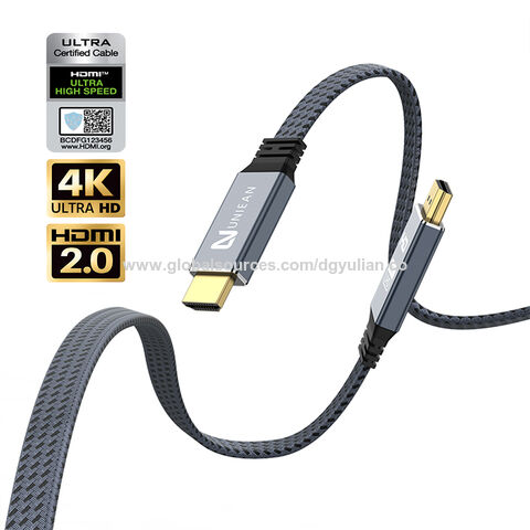 1m to 5m Nylon Braided 4K@60Hz High Definition Converter HDMI to HDMI Cable  - China HDMI Cable and HDMI price