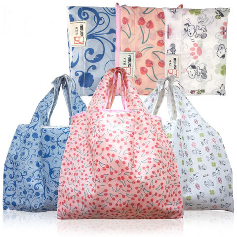 Recycled Fabric Foldable Tote Bag - World Market