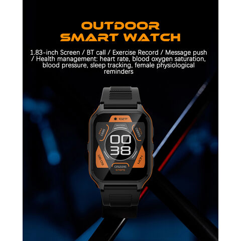 2024 deporte al aire libre smartwatch para hombres V73 presión arterial 3ATM impermeable llamada digital relojes deportivos
