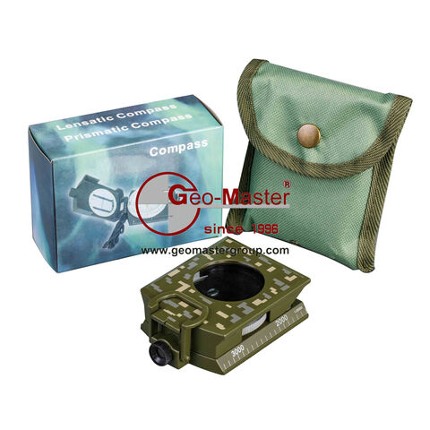 Brújula militar para senderismo, inclinómetro duradero resistente al agua  con avistamiento lensático YONGSHENG 8390605355578