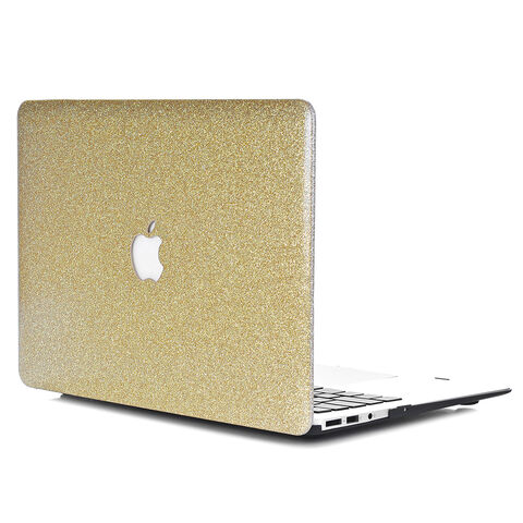 Glitter PU cubierta de cuero del ordenador portátil para Macbook Pro 13 M1 M2 A2338