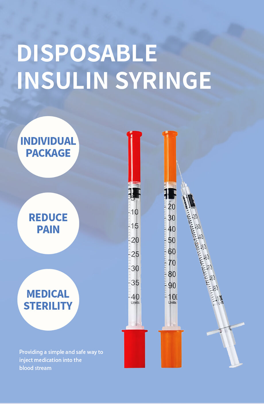 Seringue insuline fine BD Micro avec aiguille - Degros