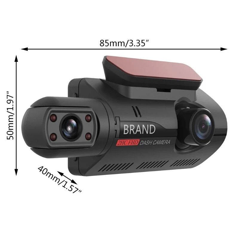 Voiture Dvr 12 pouces Dashcam Stream Media Rétroviseur 2k Vision Nocturne  Enregistreur Vidéo Auto Registrar 1080p Caméra de Tableau de bord de recul