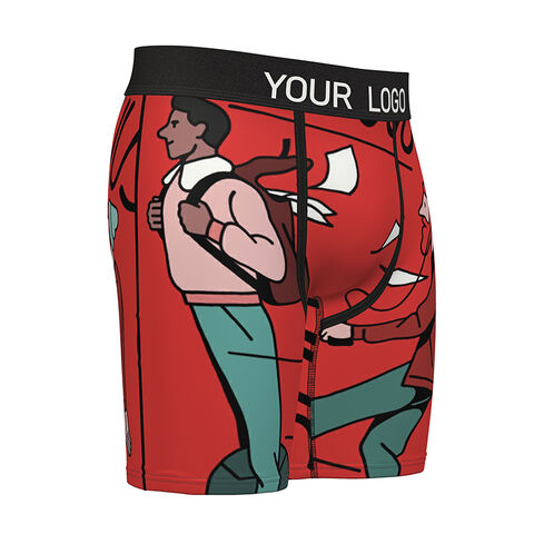 Buy Wholesale China Man Swim Trunks Beach Shorts 2024 Custom Boxers Sports  Breathable Polyester Men's Briefs & Boxers Animation & Men's Underwear at  USD 4