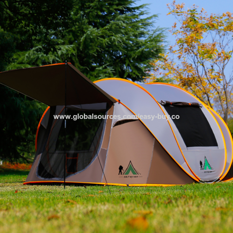 Tiendas de playa automáticas de apertura rápida para exteriores, plegables, portátiles, a prueba de lluvia, para camping en la playa.