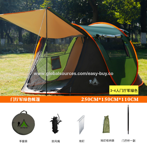 Tiendas de playa automáticas de apertura rápida para exteriores, plegables, portátiles, a prueba de lluvia, para camping en la playa.