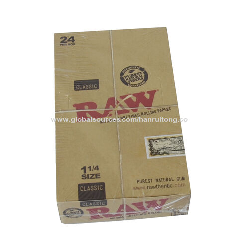 Papel de fumar orgánico RAW ¼ Caja 24 unds.