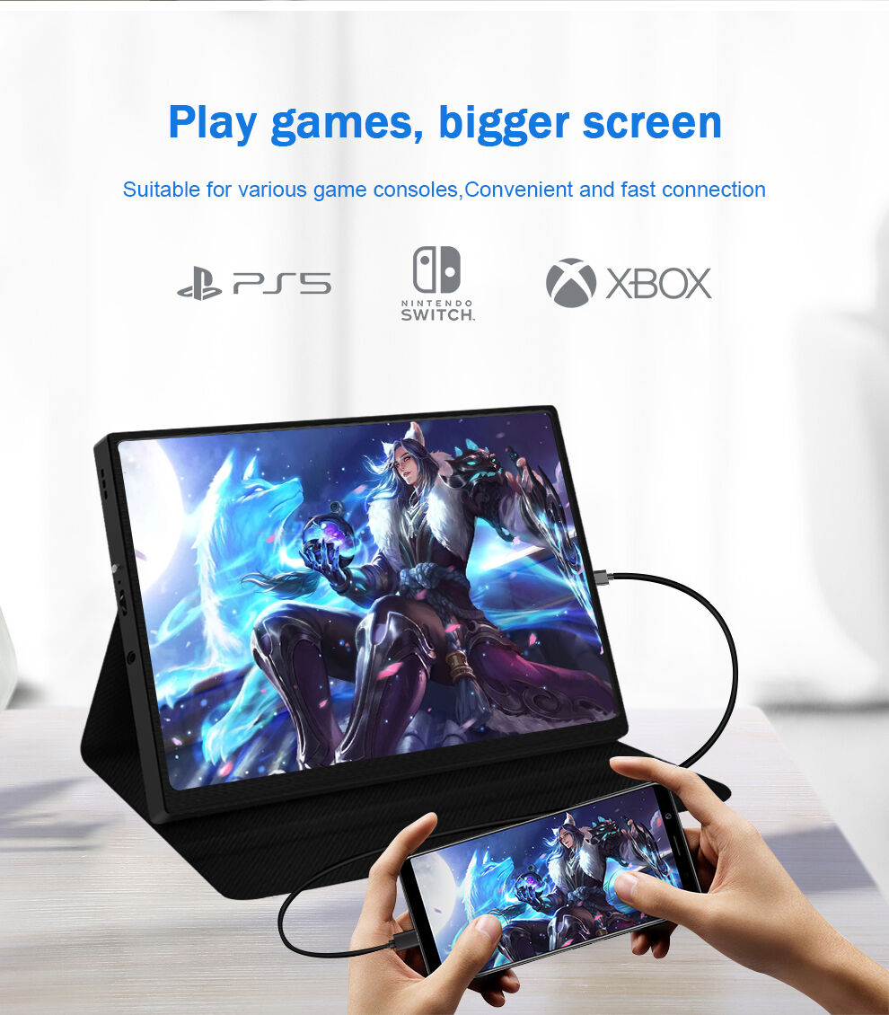 Zeuslap Mini Display Monitor 10.5-inch 420nits Fhd Ips Panel Portable ...