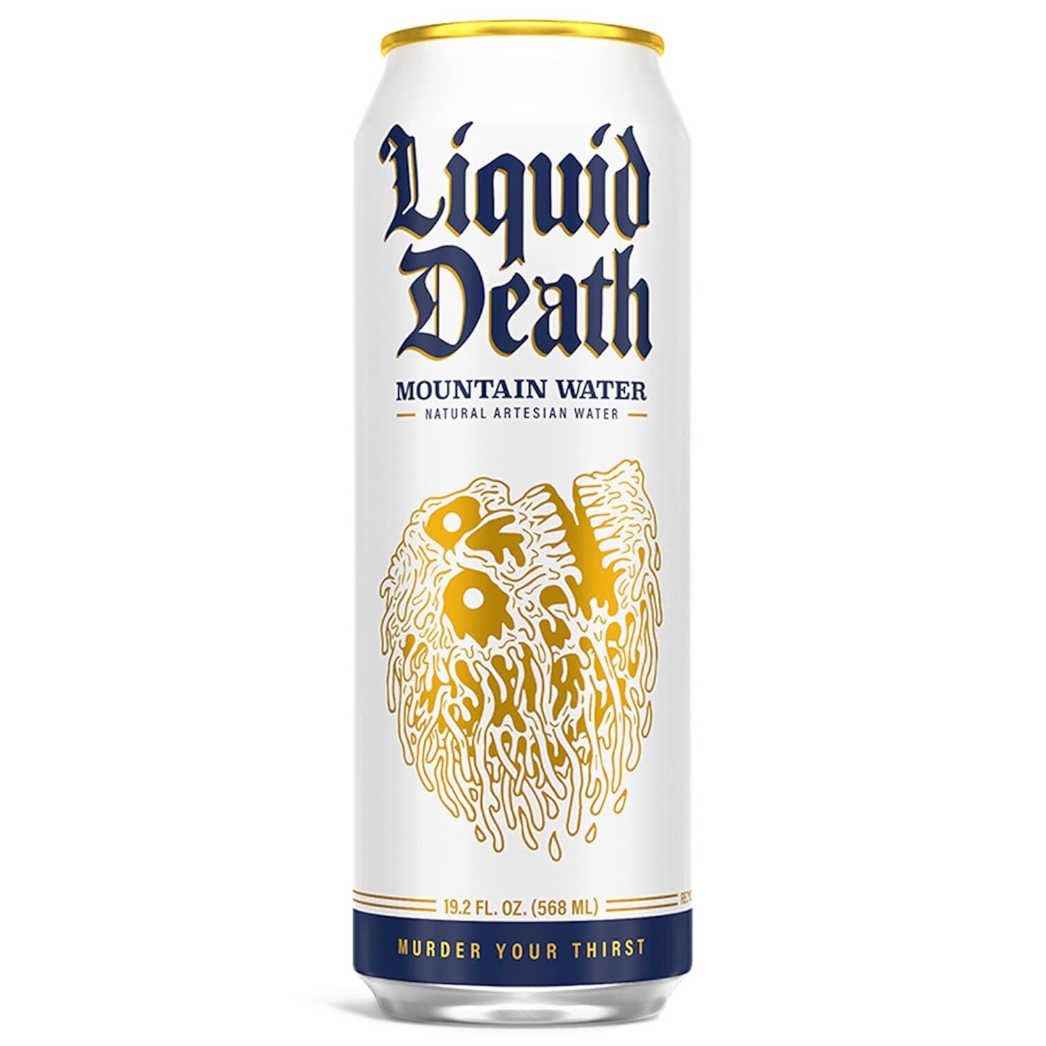 Buy Wholesale Canada Liquid Death Flavored Sparkling Water With Agave, Mango Chainsaw, 19.2 Oz