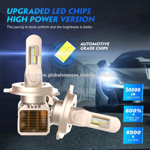 Accessoires voiture automobile LED Lampes LED meilleur système d'éclairage  automatique H4 H7 Auto voiture ampoules à LED - Chine Voiture de l'ampoule  de projecteur à LED, Projecteur à LED H4