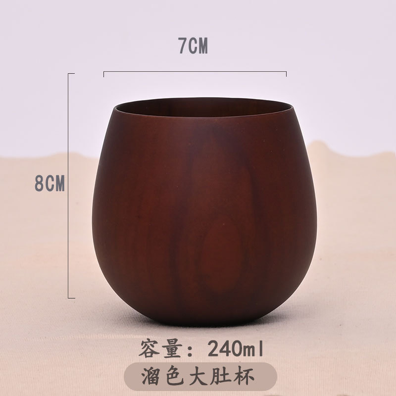 Wooden Big Belly Cups Handmade Natural Spruce Wood Cups – NILE VALLEY  INVESTMENTS LLC