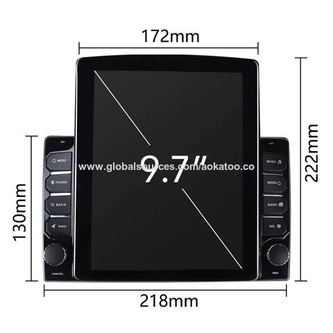Radio con GPS para coche, reproductor Multimedia con Android 13, 128GB de  ROM, 2Din, pantalla táctil