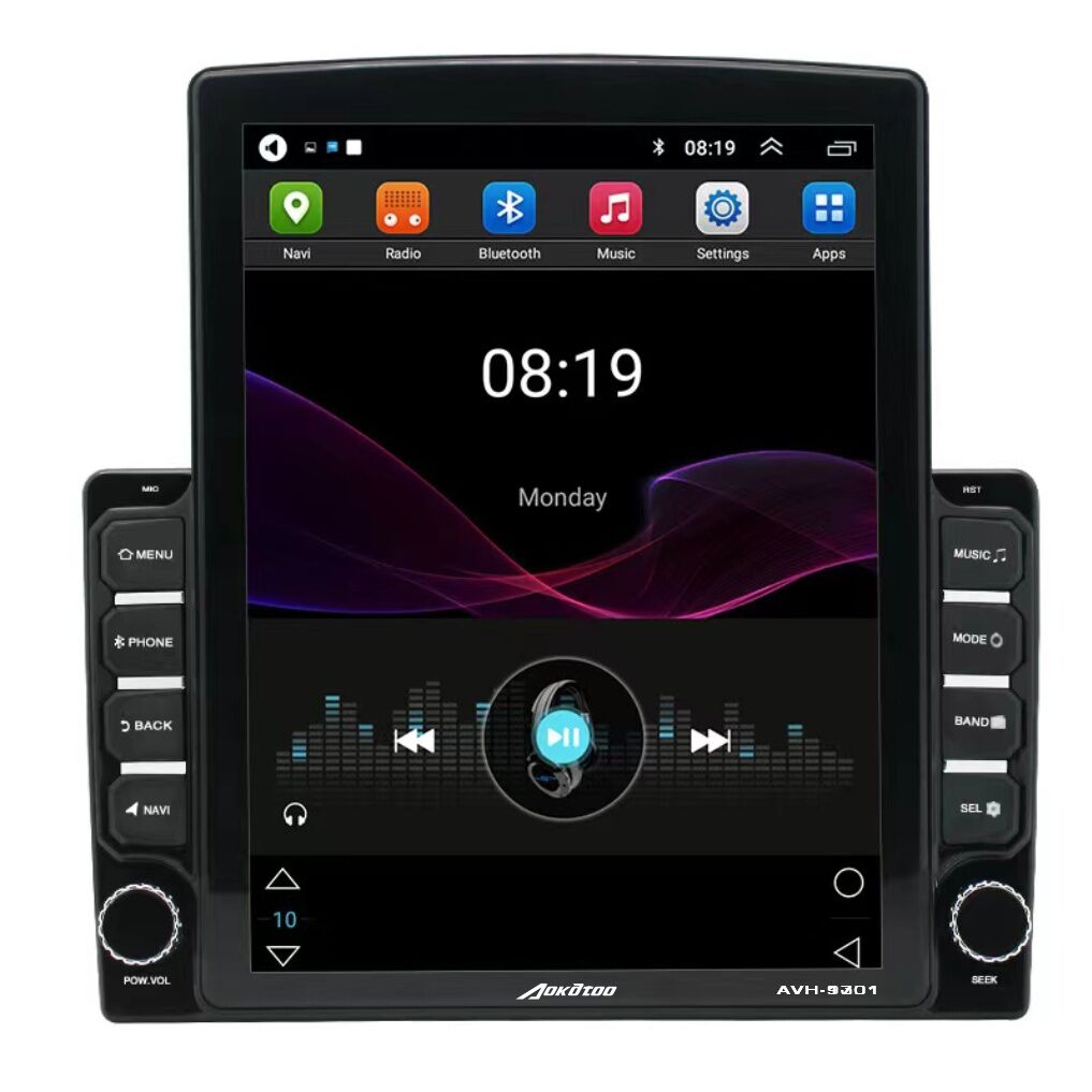 Estéreo Android para coche universal con pantalla IPS, radio de coche de 10  pulgadas 2 DIN con Carplay/Android Auto/Bluetooth/navegación GPS/control