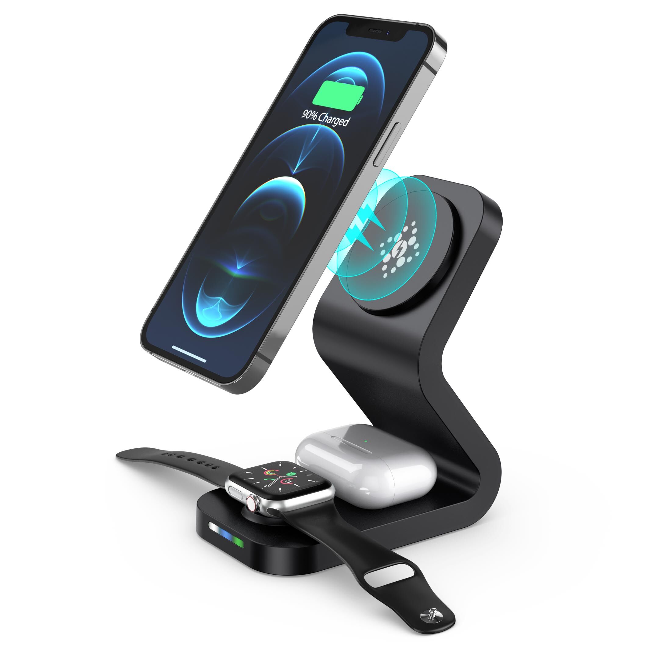 Buy Wholesale China Magnetic 3 In 1 Fast Wireless Charger And 3 In 1 Wireless Charger At Usd 1308 4867