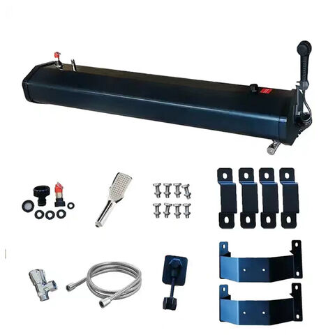 Réservoir D'eau De Toit Pour Camping-car, Douche Portable Extérieur, 1.7m Tuyau
