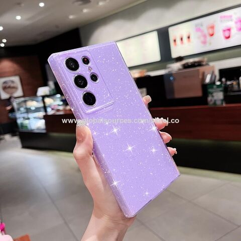 Compre Samsung Funda S24 Ultra Funda Lindo Neón Brillante Color Glitter  Bling Delgado Shockproof Silicona Sparkly Cubierta Para Las Mujeres y Funda  de China por 0.75 USD