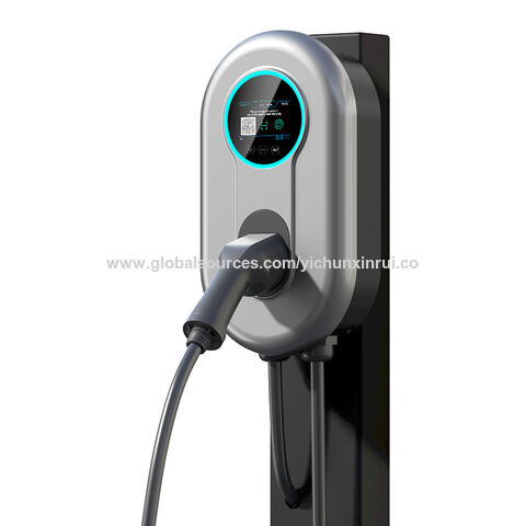 EV Charging Station 7/11/22KW Electric Vehicle Car Charger 32A EVSE Wallbox  Wallmount Type2 IEC62196 Type1 with APP Wifi Cards