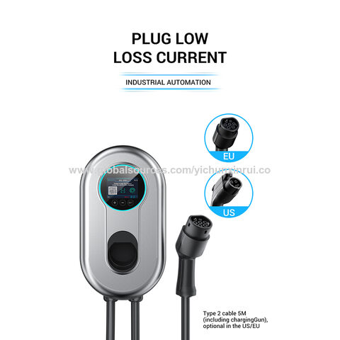Type 2 Ac Ev Charger Manufacturers 32a 7Kw Wallbox standard européen Plug  And Play