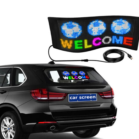 Buy Wholesale China Flexible Led Car Sign Led Panel With Smart App Control  Rgb Led Lights Display For Shop Showcase & Led Matrix Panel at USD 12