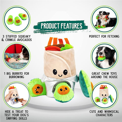 Buy Wholesale China Pet Craft Supply Hide And Seek Plush Dog Toys Crinkle  Squeaky Interactive Burrow Activity Puzzle Chew Fetch Treat Hiding Brain &  Pet at USD 2