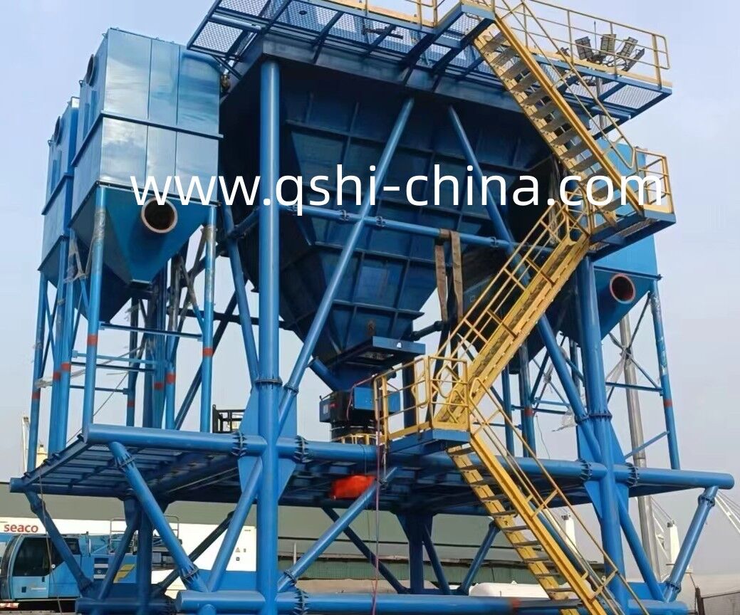 Qshi Customized Dust Collection Hopper With Two Truck Discharger ...