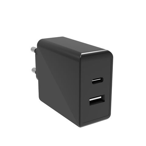 Handy-Ladegerät für Zuhause, Dual-Port PD30W + 5V/2.4A - Schnellladefunktion für Mobilgeräte