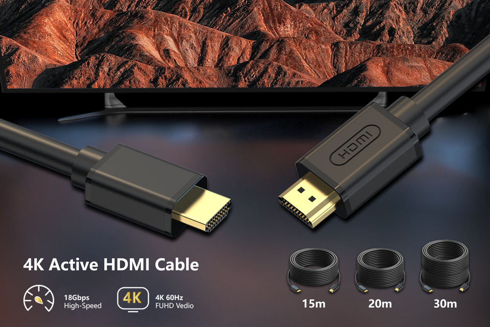 Buy Wholesale China Fiber Optic Hdmi-compatible Cable 10m 4k 60hz 2.0 2.0b  18gbps Ultra High Speed Hdr For Hd Tv Box & Hdmi Cable 2.0 at USD 13.9