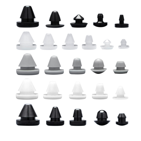 Bouchons d'ongles en caoutchouc de silicone personnalisés, bouchons de trous en caoutchouc, bouchons en silicone USB et autres accessoires JX
