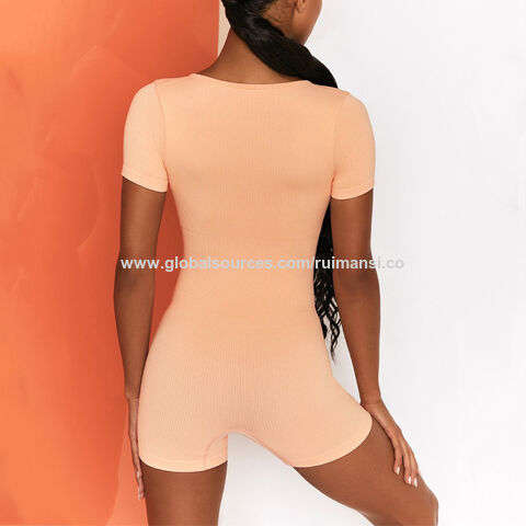 Wholesale Hot Sexy Cut out Back Tennis Sports Jumpsuits for Women, Custom  Logo One Piece Gym Bodysuit Short Fitness Rompers Dance Leotard - China  Jumpsuit Shorts and One Piece Yoga Bodysuit price
