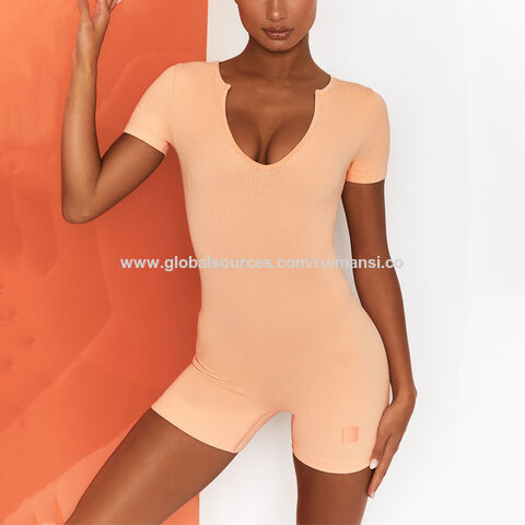 Wholesale Hot Sexy Cut out Back Tennis Sports Jumpsuits for Women