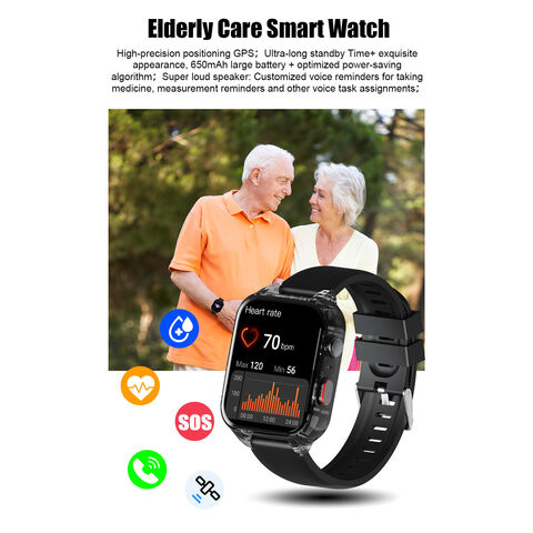 Large digital outlet watch for elderly