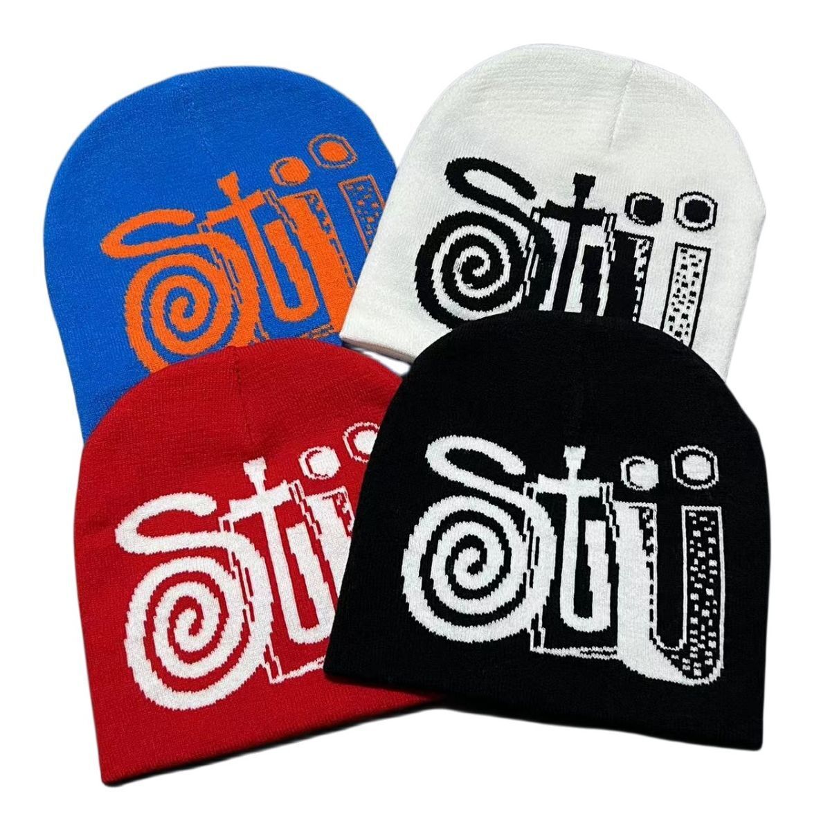 Hat Y2k Beanie For Women Jacquard Stu Beanie Hat Winter Knit