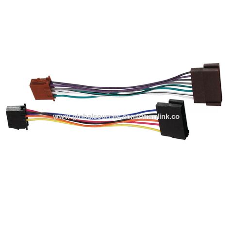 Câble adaptateur ISO autoradio ALPINE 16 Pins noir
