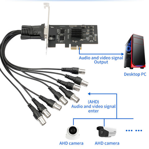8-channel Video Capture Card Ahd Vga Adapter, 4/8channel Video