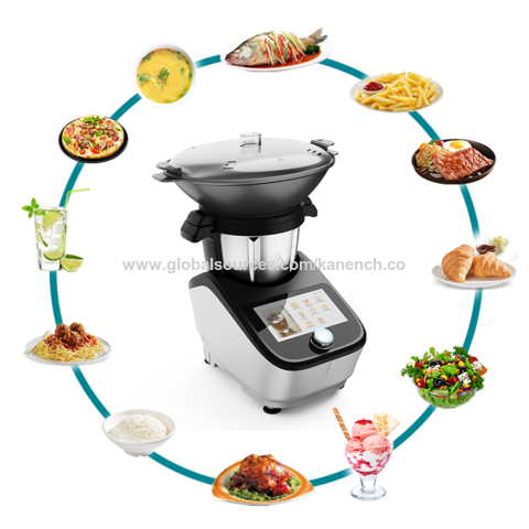 Robot de cuisine électrique intelligent, cuiseur à soupe à grande vitesse,  robot culinaire Termomix multifonctionnel