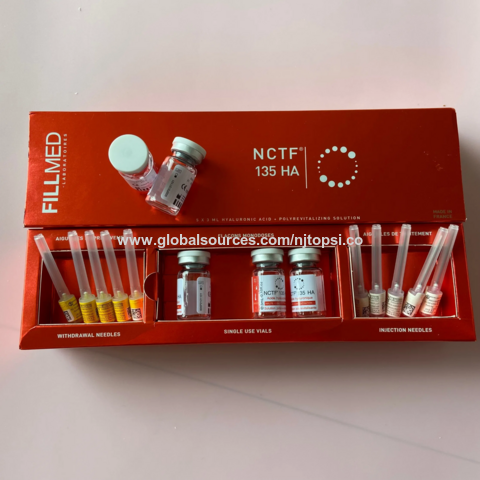 Filorgas Nctf 135 HA Multi 3pins 5pin cristal aguja Fillmed Nano suave Microneedles tres agujas Anti envejecimiento alrededor de los ojos