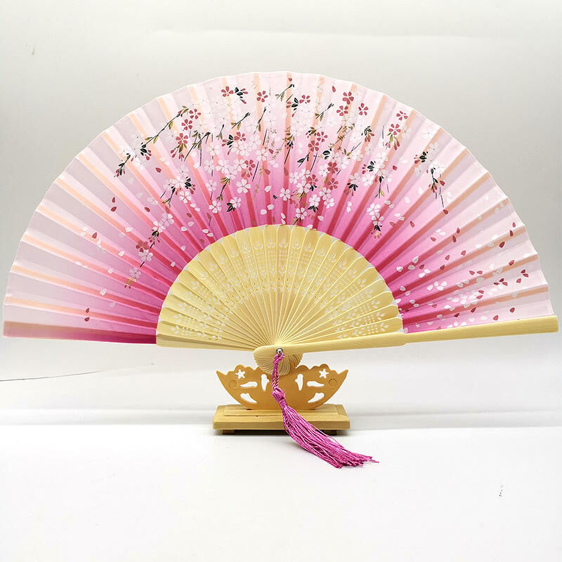 Buy Wholesale China Wholesale Custom Logo Printed Bamboo Folding Fan 