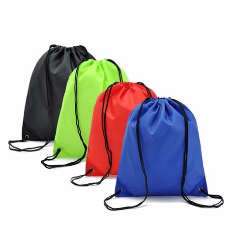 Mochila con Cordón Personalizada, Bolsa con Cordón Promocional, Bolsas de Gimnasio Recicladas