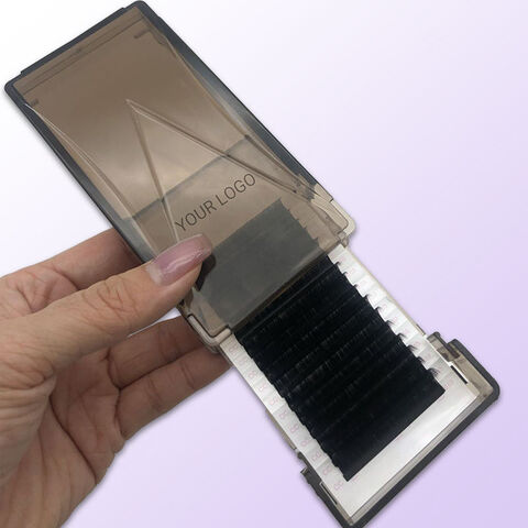 Extensiones de pestañas de volumen hechas a mano al por mayor, extensiones de pestañas individuales de visón sintético, suministros para extensiones de pestañas de cachemira, bandejas de volumen