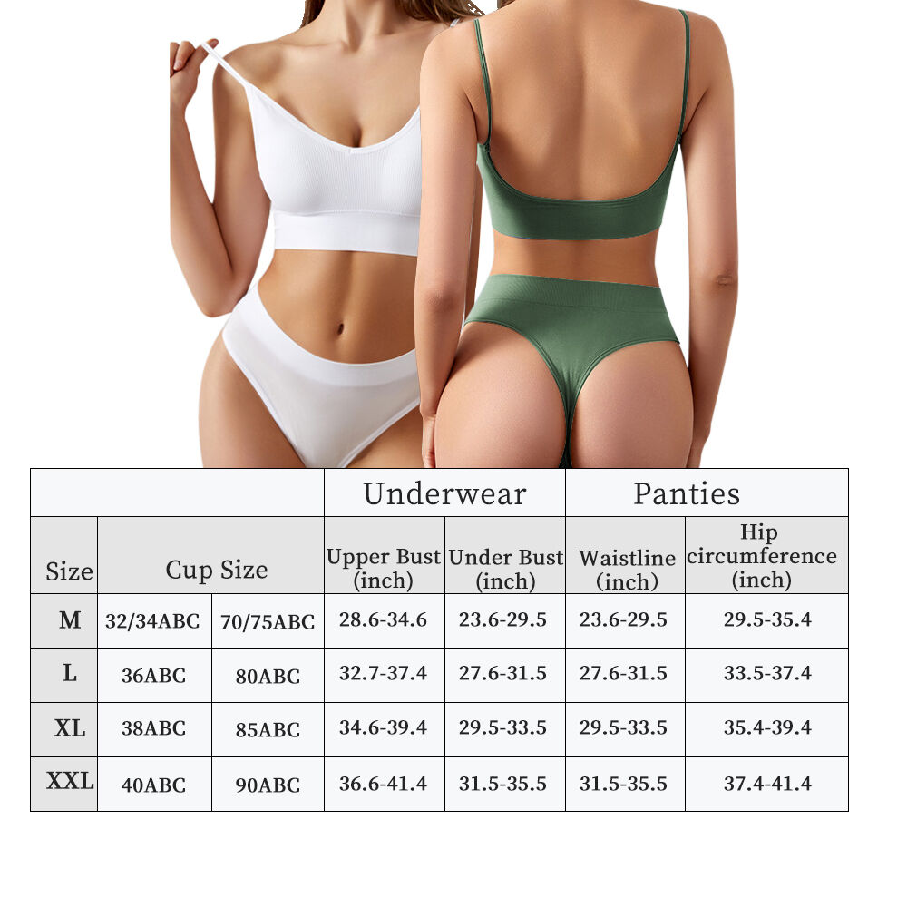 Buy Wholesale China Sexy No Rims Sports Bra Set Seamless Thin Straps