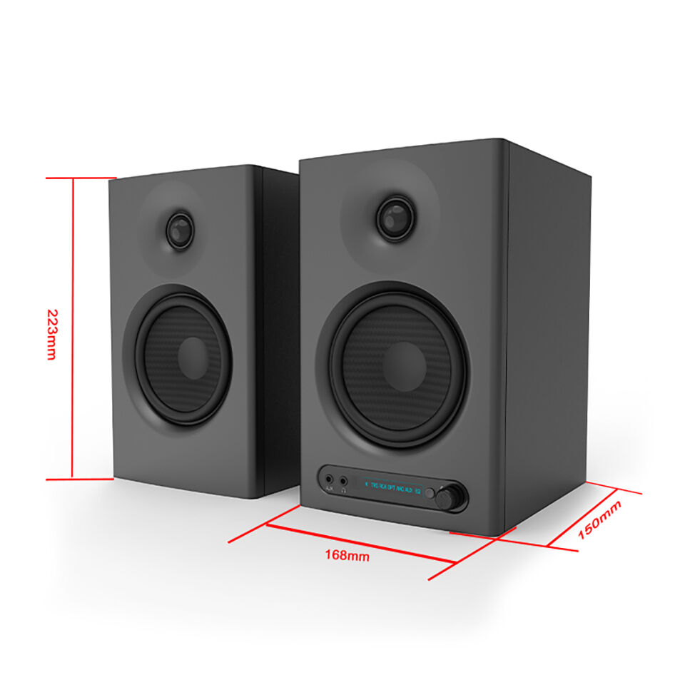 60w Trs Balance Input Super Bass Crystal Sound Wooden Housing ...