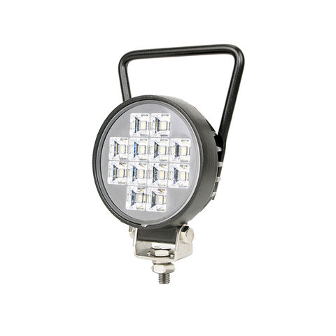 12W LED Flutlichtstrahler für LKW, LED Rückfahrscheinwerfer, runde LED Arbeitsleuchten mit schwenkbarer Halterung, Emark R10