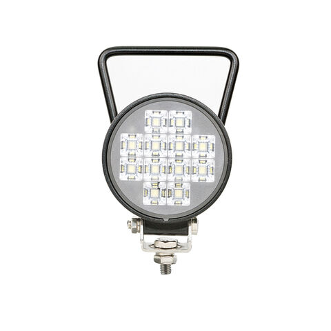 12W LED Flutlichtstrahler für LKW, LED Rückfahrscheinwerfer, runde LED Arbeitsleuchten mit schwenkbarer Halterung, Emark R10