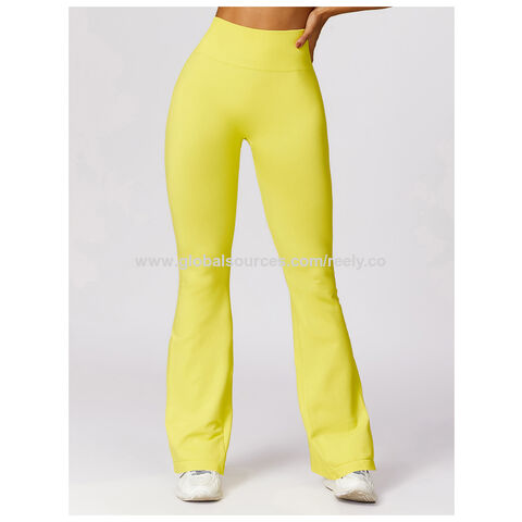 Womens Micro Yoga Flare Pants With Tight Lift Hip, Quick Dry