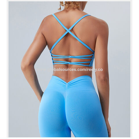 2023 New Sports Bra Women's Nude Feeling Double Camisole Breathable Yoga  Underwear - China Gym Bra and Sports Pants price