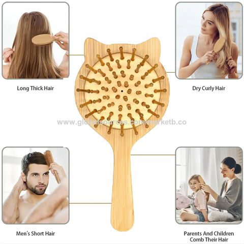 Escova de cabelo Bambu